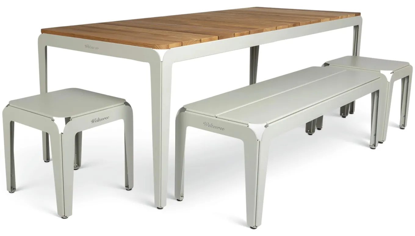 Bank Bended Bench 140