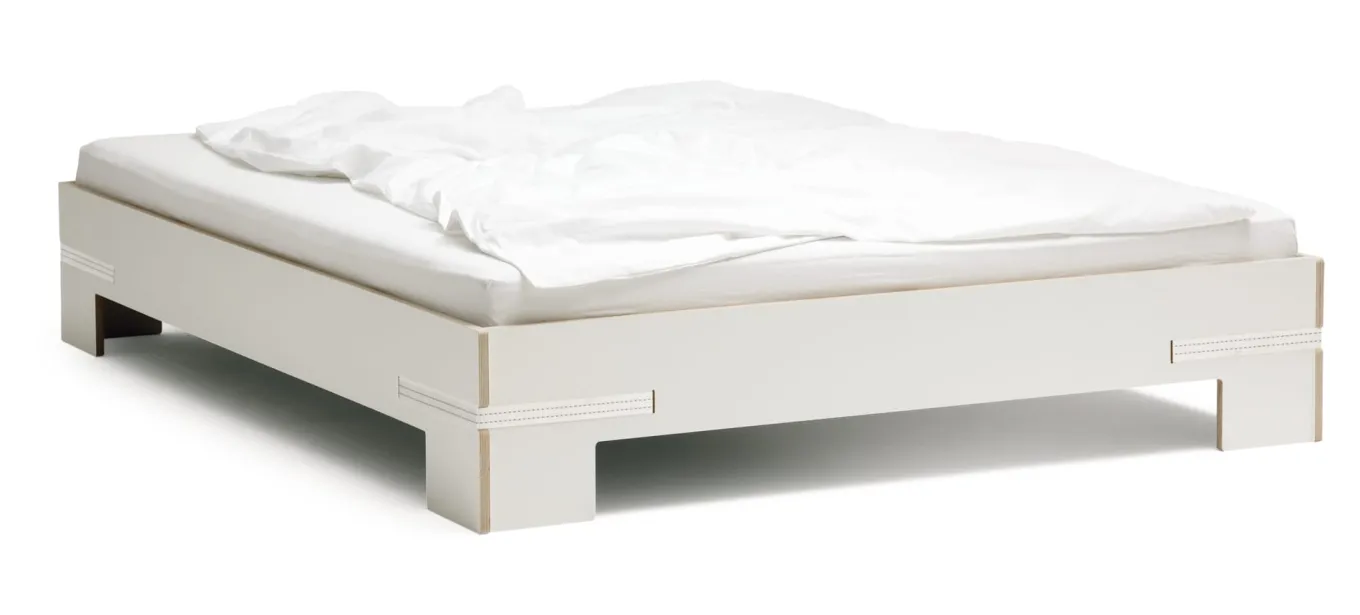 Bett Gurtbett weiß