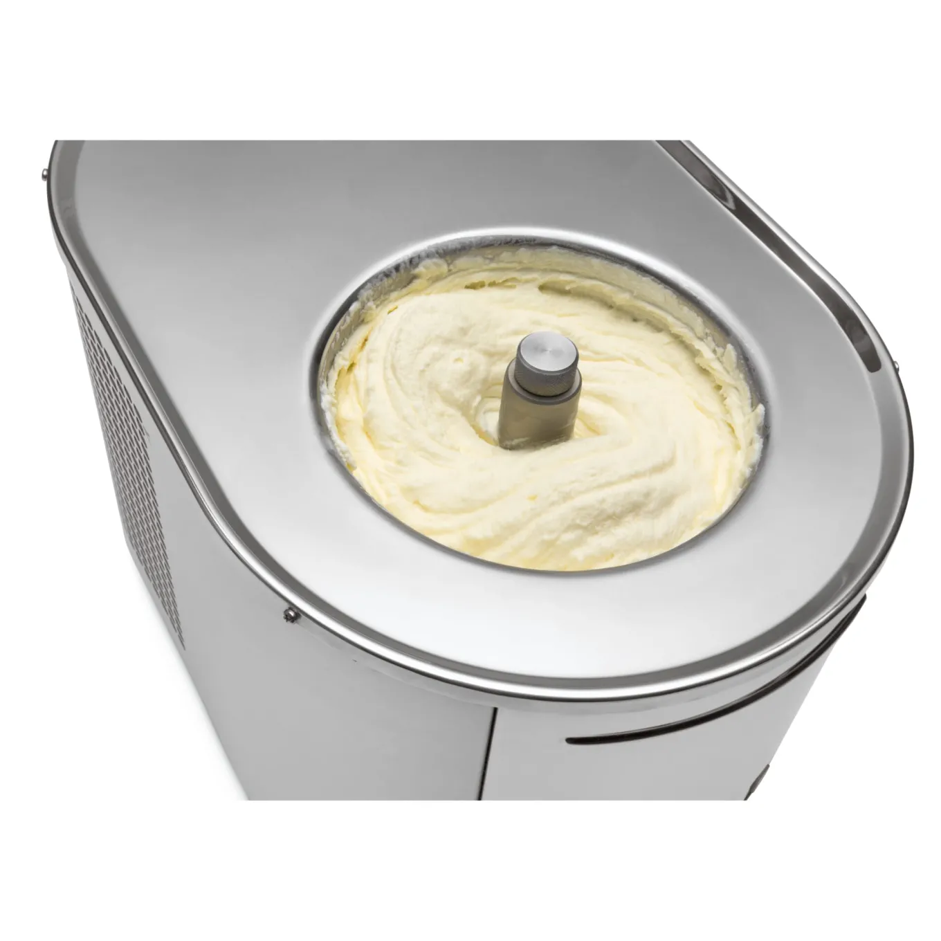 Eis- und Sorbetmaschine Edelstahl