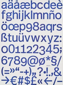 Geschenkpapier p98a Typo Real