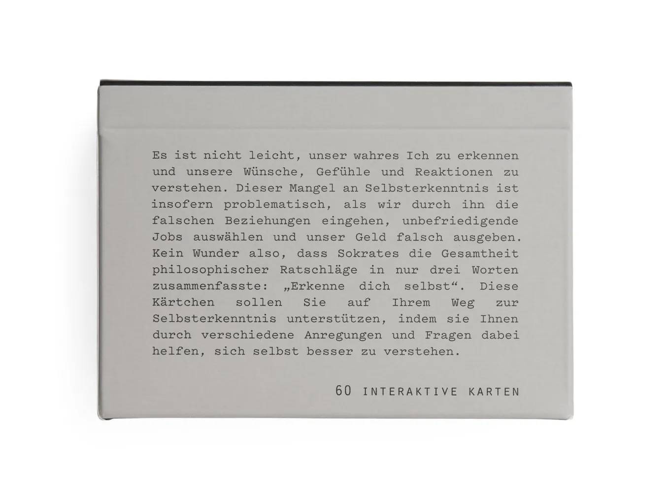 Karten-Set Erkenne dich Selbst