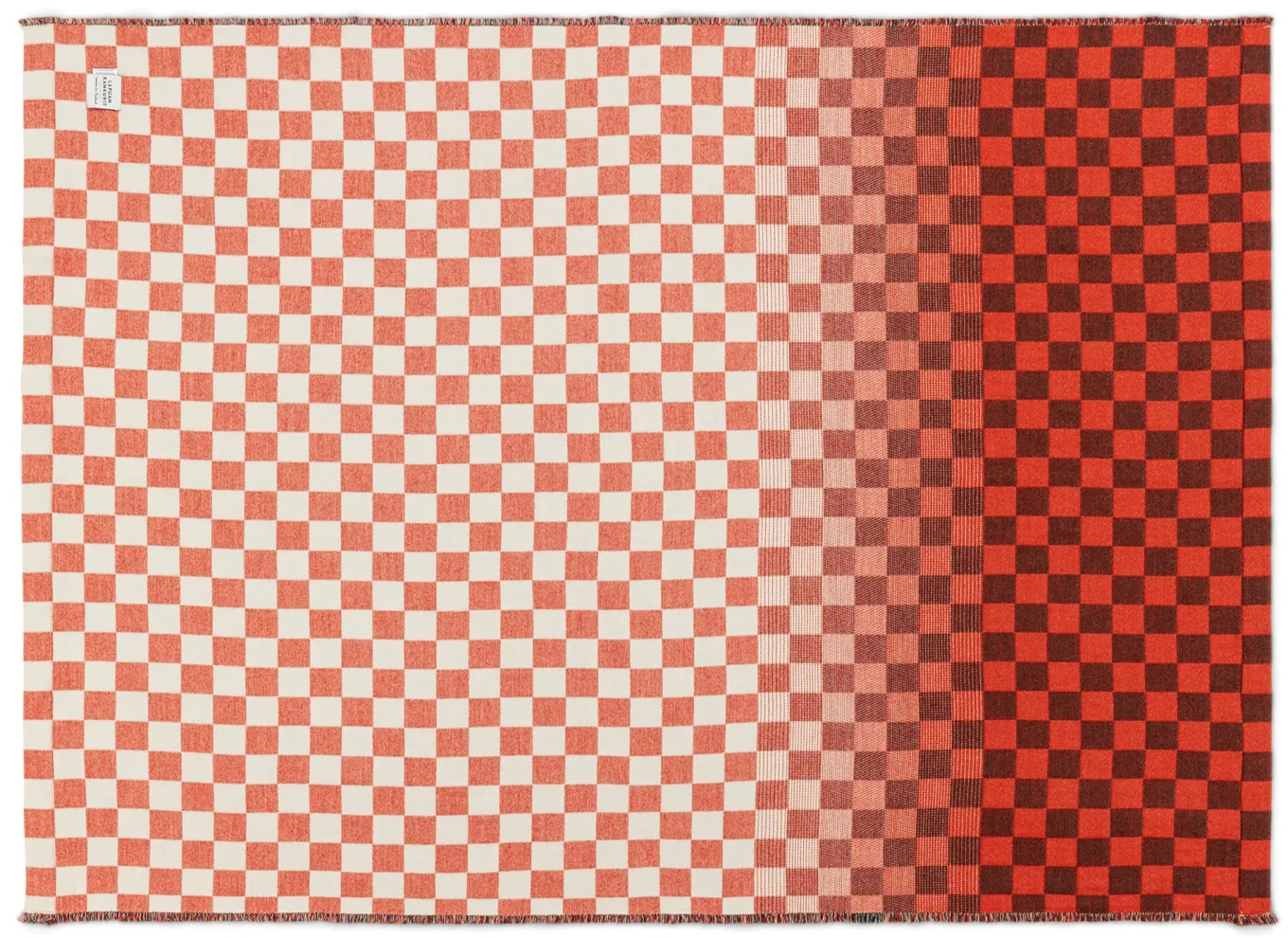 Merinowolldecke Schachbrett