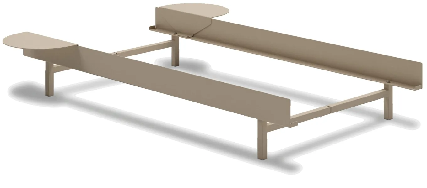 Nachttisch zu Bett 90–180