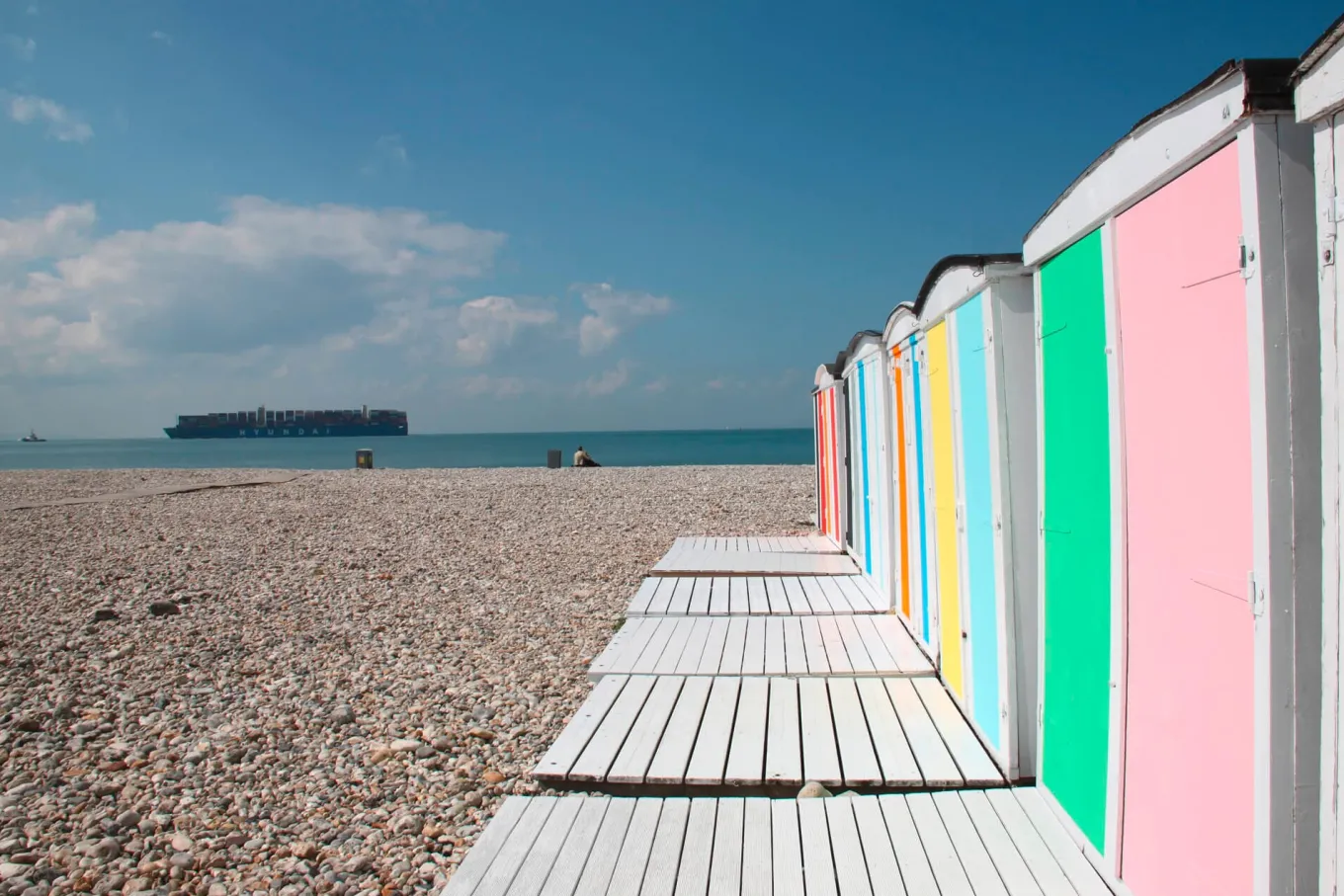 Strand- und Badetuch Colours on the Beach